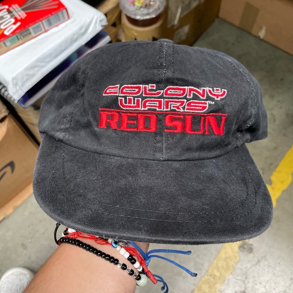 VTG 90s Colony Wars Red Sun PS1 PlayStation Employee Developer (RARE) Hat Cap